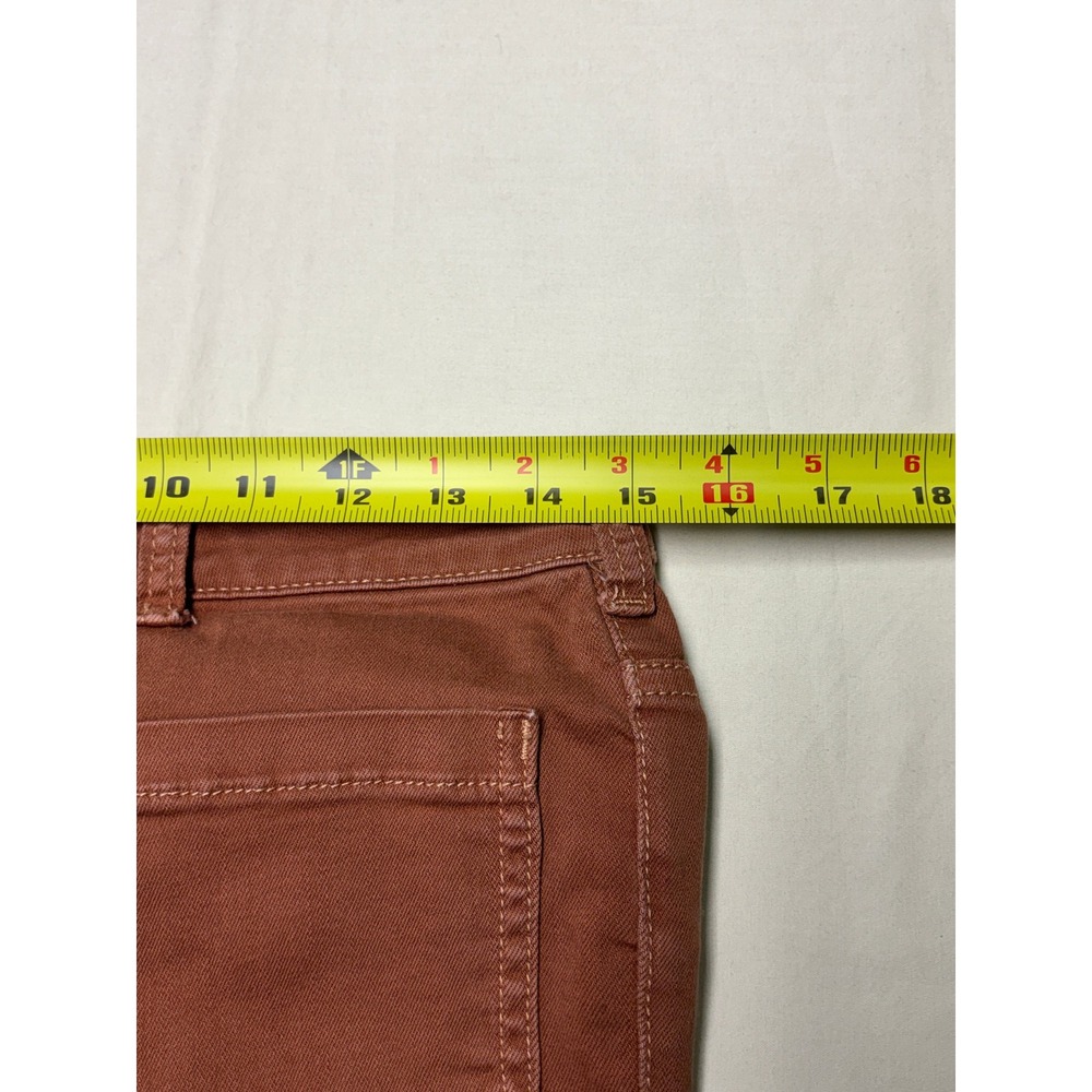 Pilcro Anthropologie High Rise Skinny Bootcut Jeans Brown Womens Size 28X30 - Picture 8 of 12